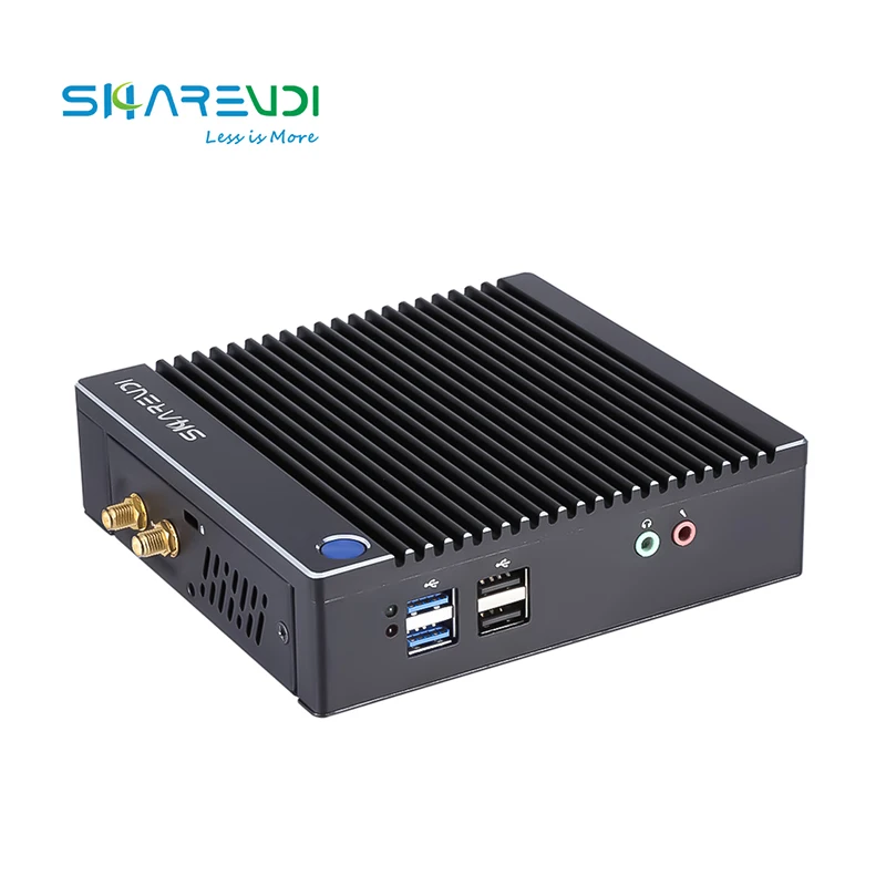 
Wholesale Fanless MINIPC Digital Signage Player N2940 J1900 8G 256G WIFI 