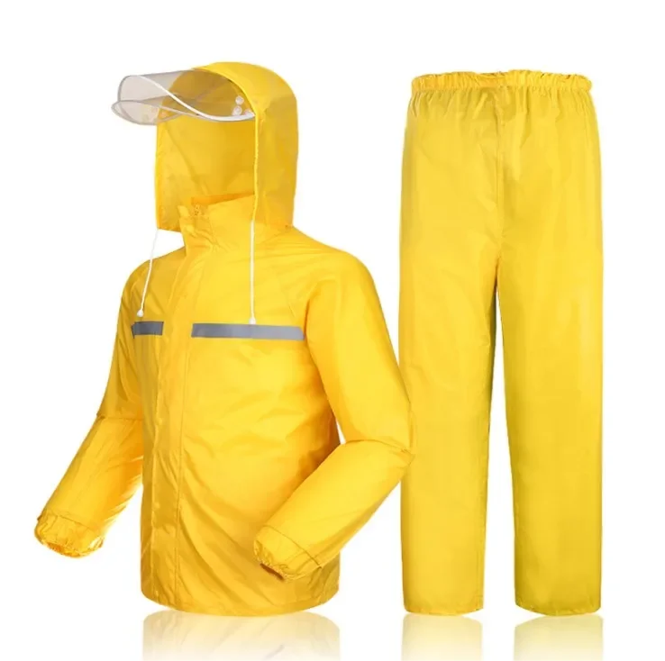 Riding raincoat waterproof rain pants labor protection raincoat suit Oxford cloth special rainproof clothes rainstorm protection