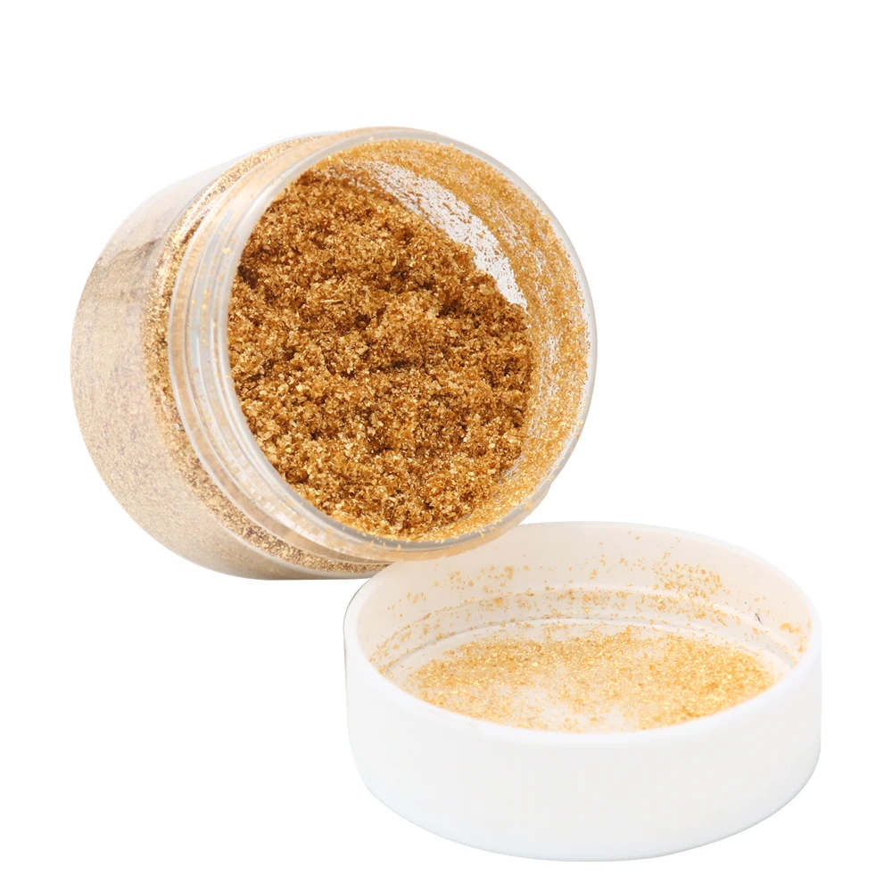 1g 99.9% True Gold Facial Beauty Cosmetics Eye Lip Anti-ultraviolet Stage Performance Edible 24K Gold Powder