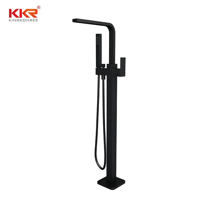 
Brass Freestanding Faucet 35MM Ceramic Cartridge Bathroom Bath Tub Faucet Shower 