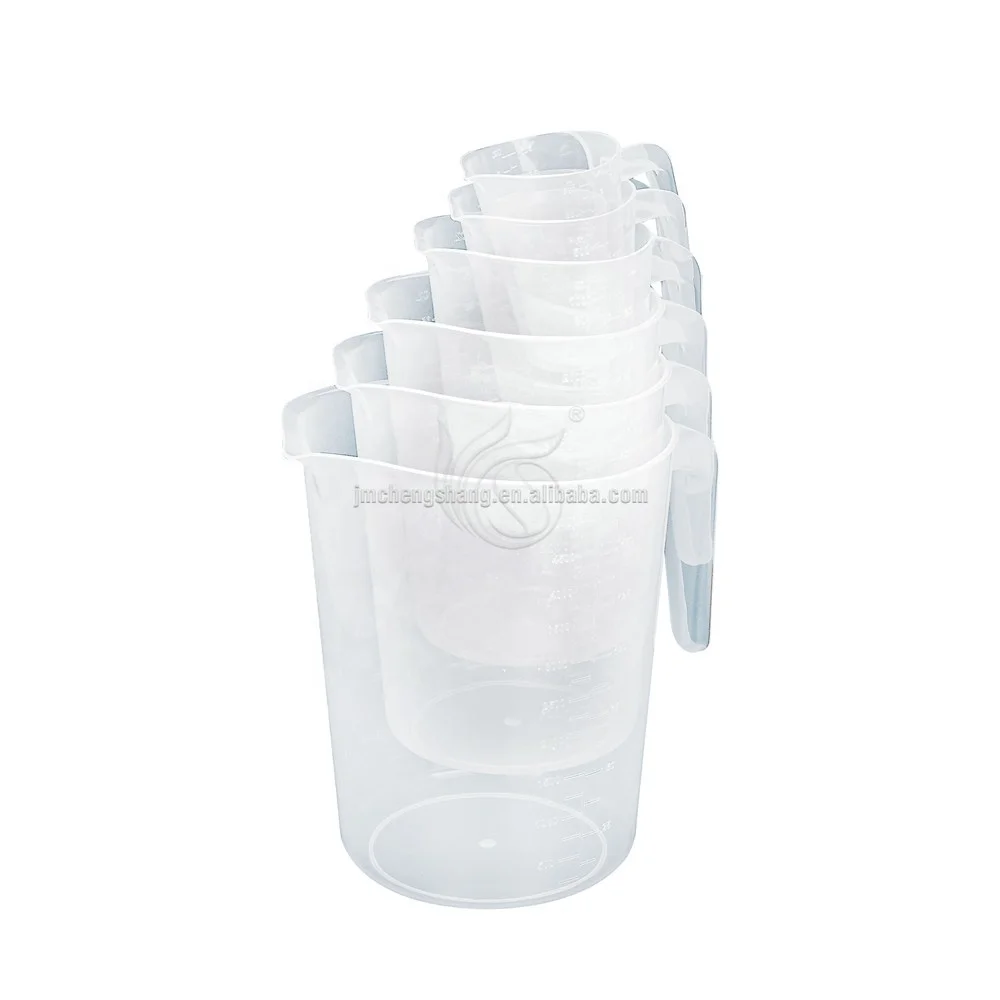 Restaurant Kitchen Bakery Supplies Food Grade Plastic Polypropylene PP Measuring Cup with Cover