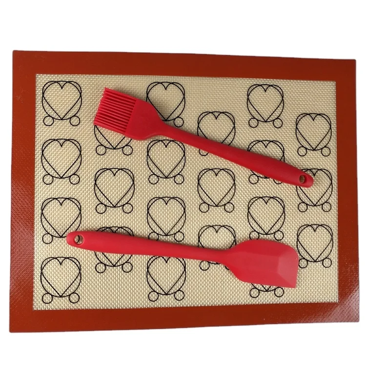 Small Bear Shape Macaroon Non-Stick Baking Mat Eco-Friendly Silicone PC Oven Liner Pastry Cutter Tools for Everyday Kitchen Use