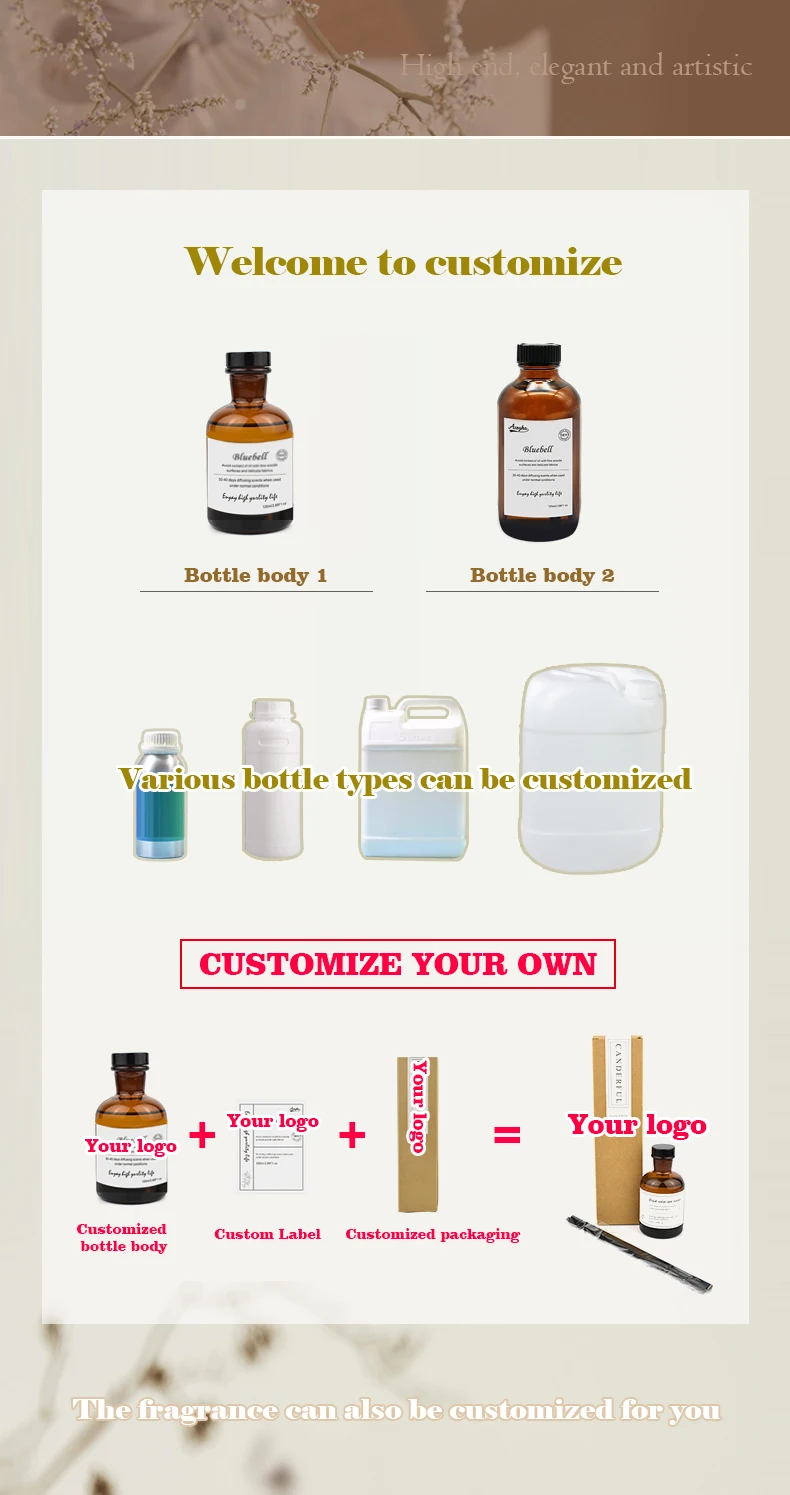 Wholesale Long Lasting Hotel Scent Rattan Stick Fragrance Oil For Home Office Air Fresh