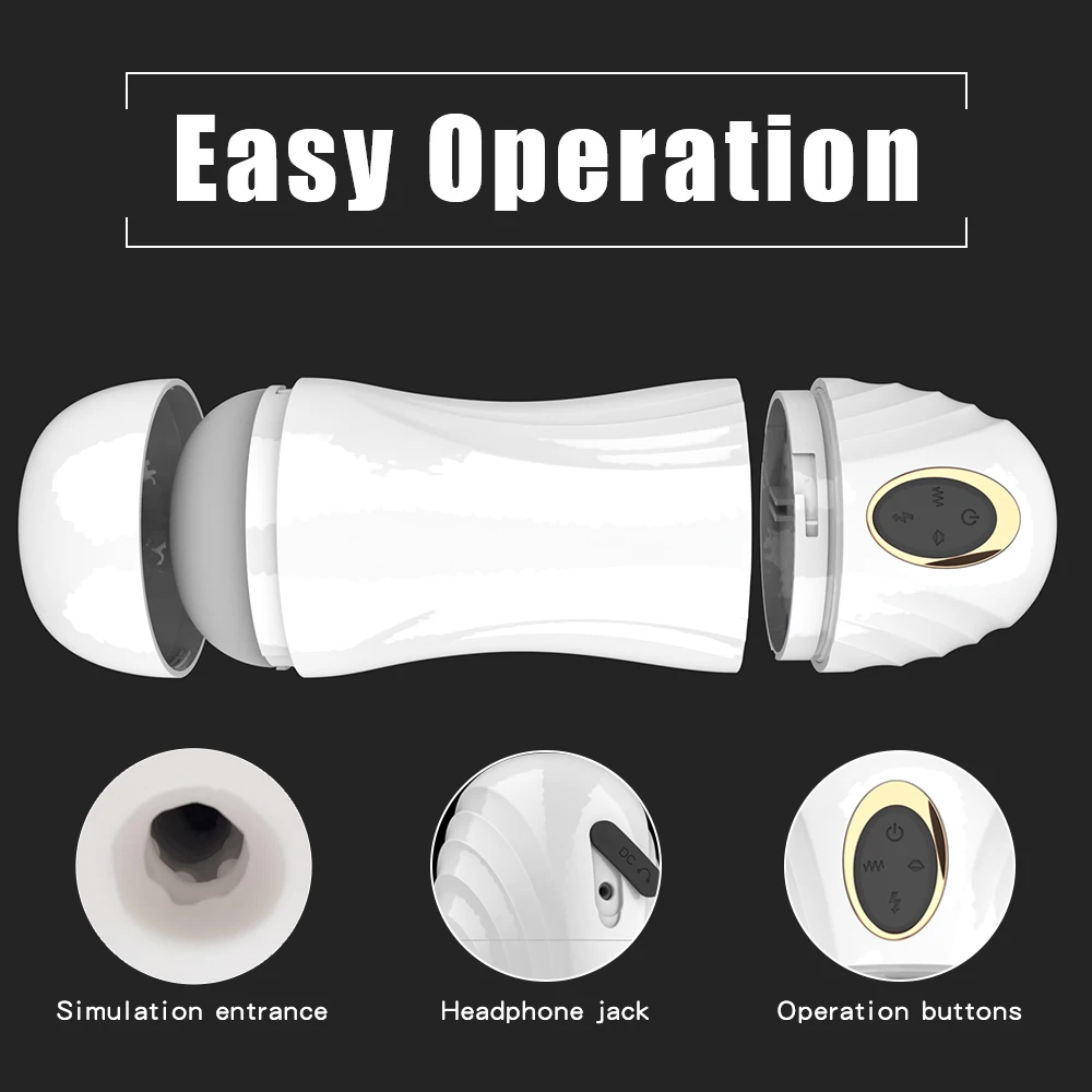 Male Sex Toys 10 Vibration 5 Sucking Piston Masturbation Cup For Men Intelligent Masturbator Electric Automatic Aircraft Cup