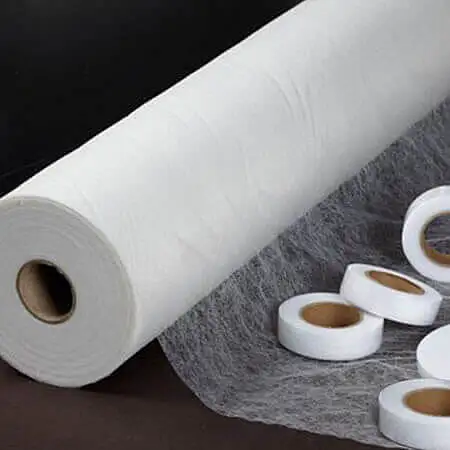 18Gsm 17MM 60M/Roll Double Side Fusing Web Fabric Fusing Tape Tailoring Material PA Material With Width From 10 to 3200mm