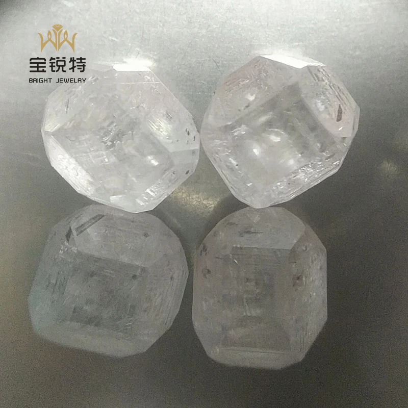 Man Made Synthetic Rough Diamond 1-10CT A+ B+ HPHT Rough Diamond Synthetic Diamond Rough