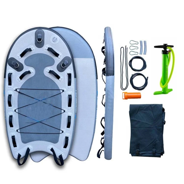 168X99X10Cm Lifeguard Jet Ski Inflatable Stand Up Paddle Jet Ski Sled Rescue Board