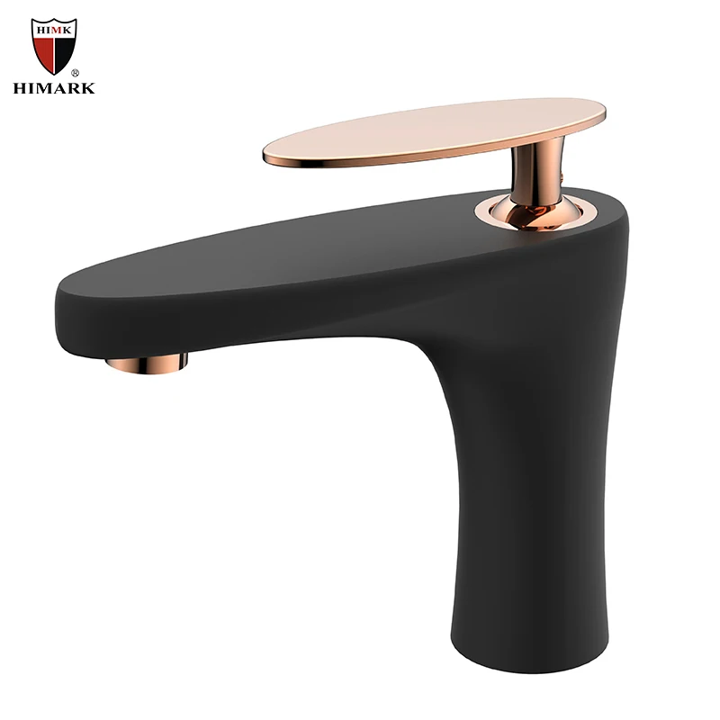 
HIMARK OEM manufacture matte black antique copper bathroom basin mixer tap 