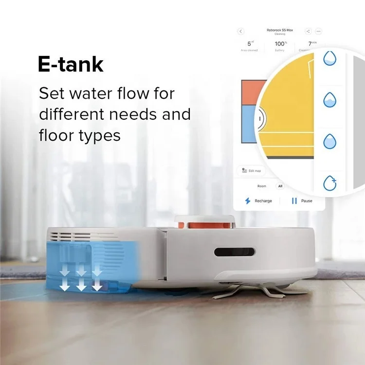  Automatic Sweep S5 Max Smart Vacuum Cleaner Robot AI Recharge Xiaomi Roborock