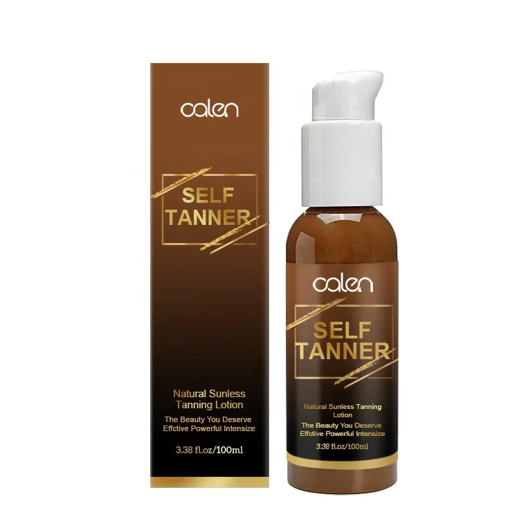 Private Label Self Tanner Natural Sunless Tanning Lotion For Bronzing And Golden Tan Medium or Dark Tan For Body