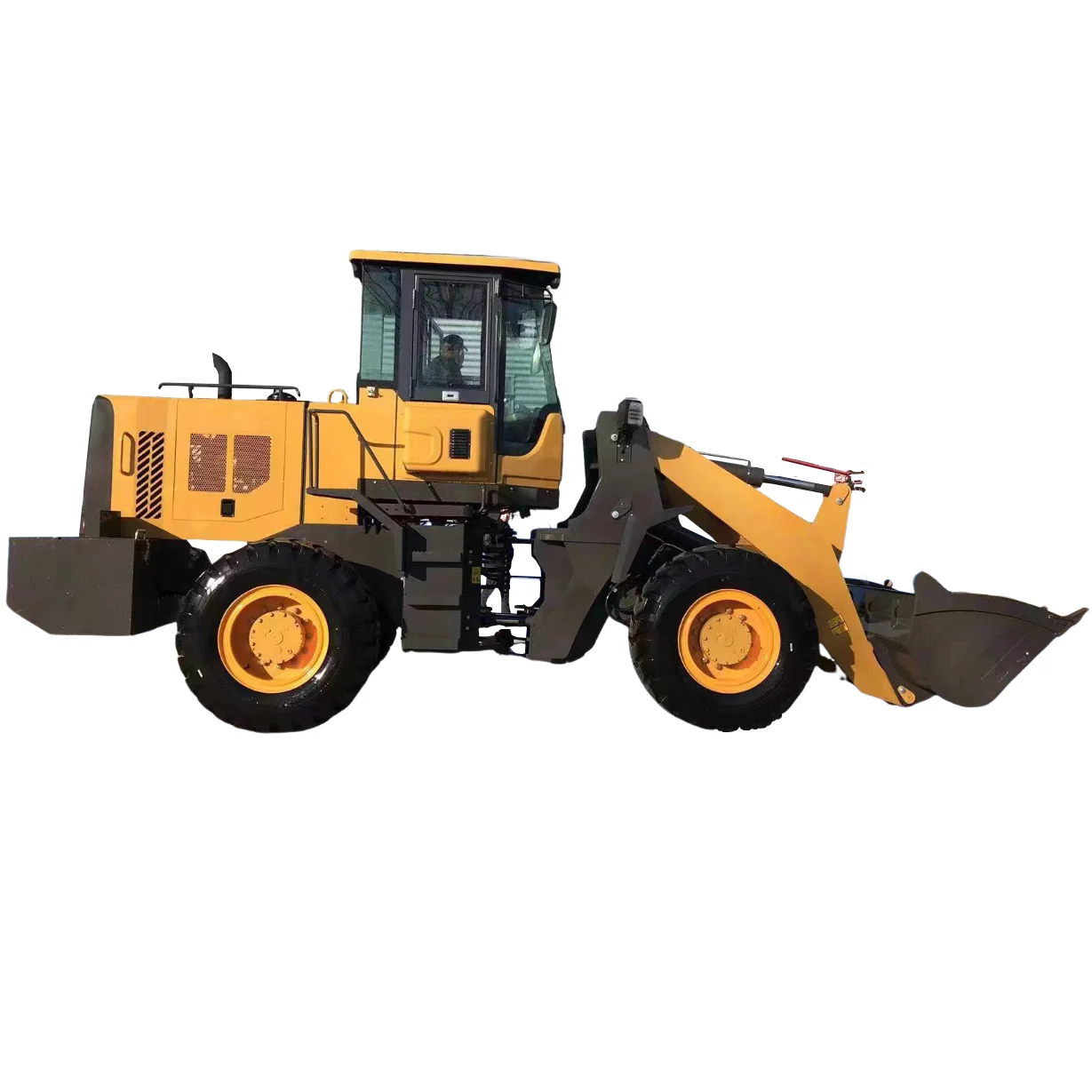 China Diesel Mini Skid Steer Wheel  Mini Bucket Loader Cheap Front End Loader Telescopic Loaders Made In China