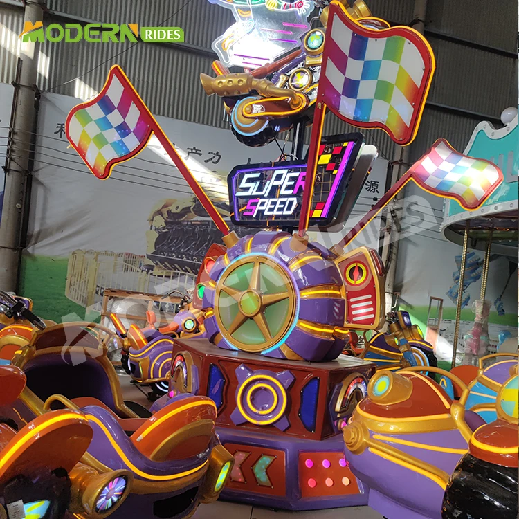 carousel ride swing ride theme park luna park playground kids amusement park equipment  super car ride for sale