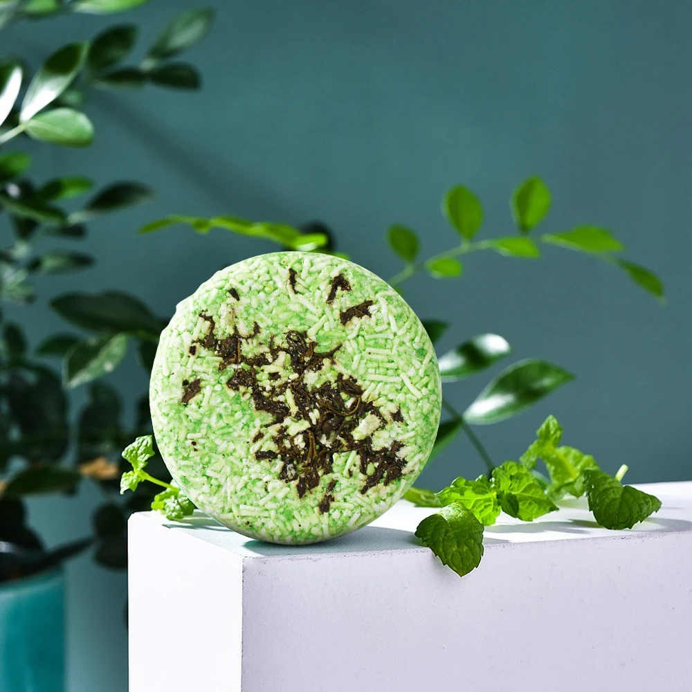 Wholesale Vegan Organic Handmade Natural Eco Lemon Lavender Solid Shampoo Bar For Hair