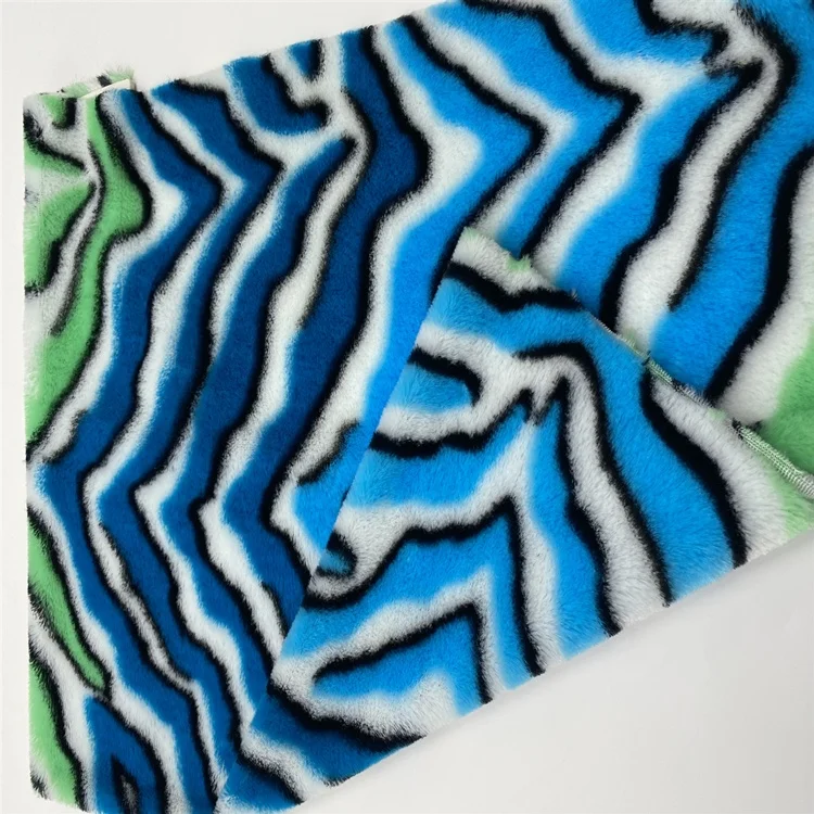 Cationic jacquard flannel clothing home textile toy luggage shoe material plush cloth