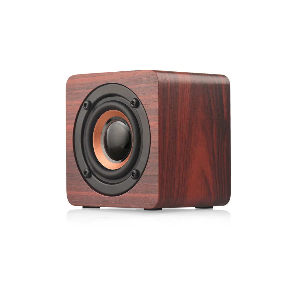 Retro Wood Portable Mini Wireless Bluetooth Speaker Loudspeaker Outdoor Speaker Sound System Music player Subwoofer Q1