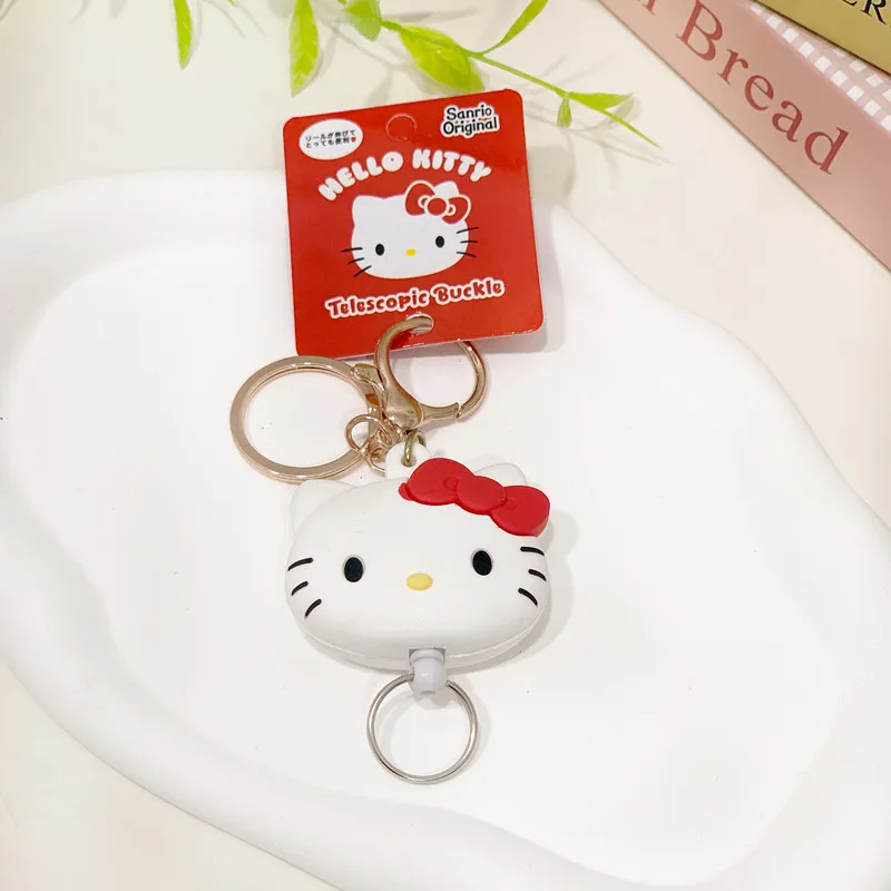 Customized Product Silicone PVC Rubber Different Character Pattern Hello Kitty Wholesale Key Chains