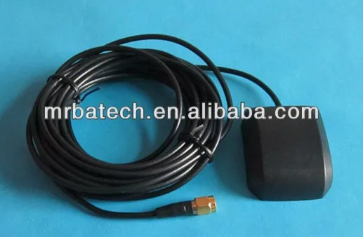 Waterproof Active gnss/gps car navigation antennas PCB 1575.42Mhz SMA Connectors RG174 Wire car GPS antenna for car use