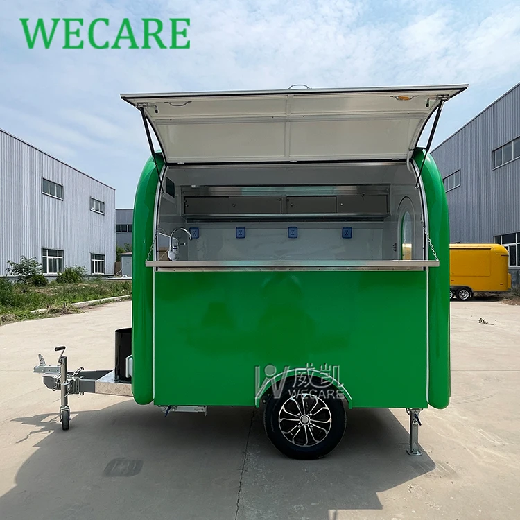 WECARE Carro De Comida Rapida Food Track Street Mobile небольшой грузовик для еды Хот-Дог Корзина Для Мороженого мобильный контейнер закусок кофе трейлер