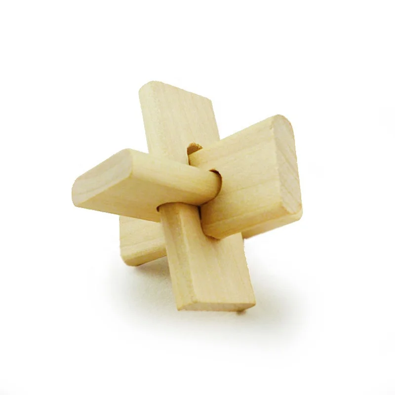 Fun Games for Adults 6-in-One 3D Wooden Cube Puzzle Brain Teasers Kongming Lock for Teens and Adults Includes Storage Box