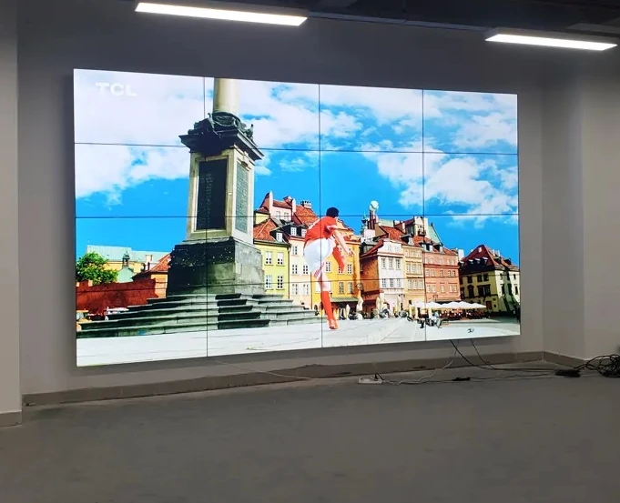 55 INCH Full HD 4K 2X2 3X3 4X4 Frameless Seamless Splicing LCD Multi Screen 55 inch video wall with controller