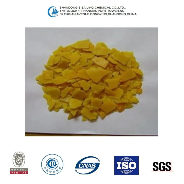 Professional Manufacturer NaHS Sodium Hydrosulfide solid or flakes CAS NO 16721-80-5 for leather industry