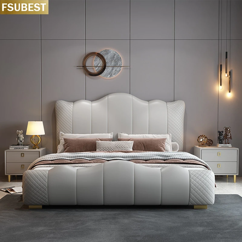 Double Size House Luxury Bed Frame Lit Cama Yatak Letto Letti Bedden Bedroom Furniture Cadre De Twin Matrimoniale 2 Personnes