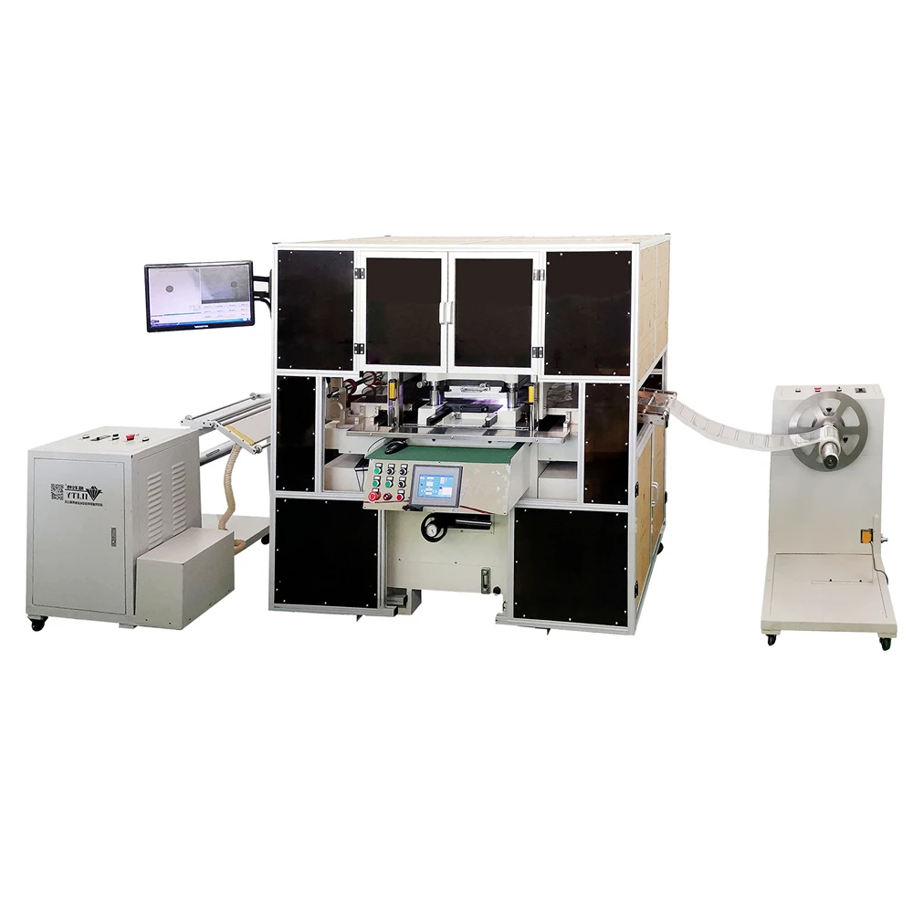 High Quality CCD Automatic Dominator Label Die Cutting Die Machine Creasing Slitting Machine