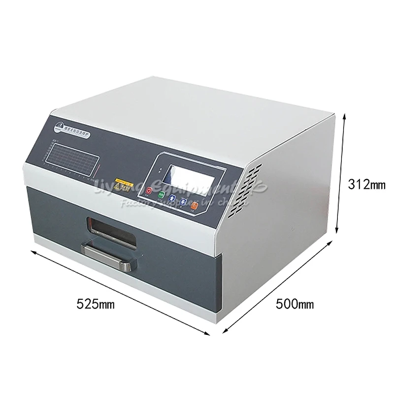 LY 962c Digital Display Reflow Welding Machine With Programmable Bga 2400w AC 220v Reflow Soldering Oven Rework Station