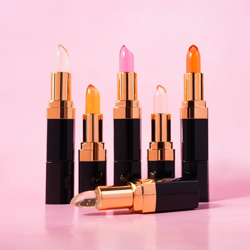 Discoloured lipstick  Black Gold Tube Jelly Lipstick  Easy to color lipstick