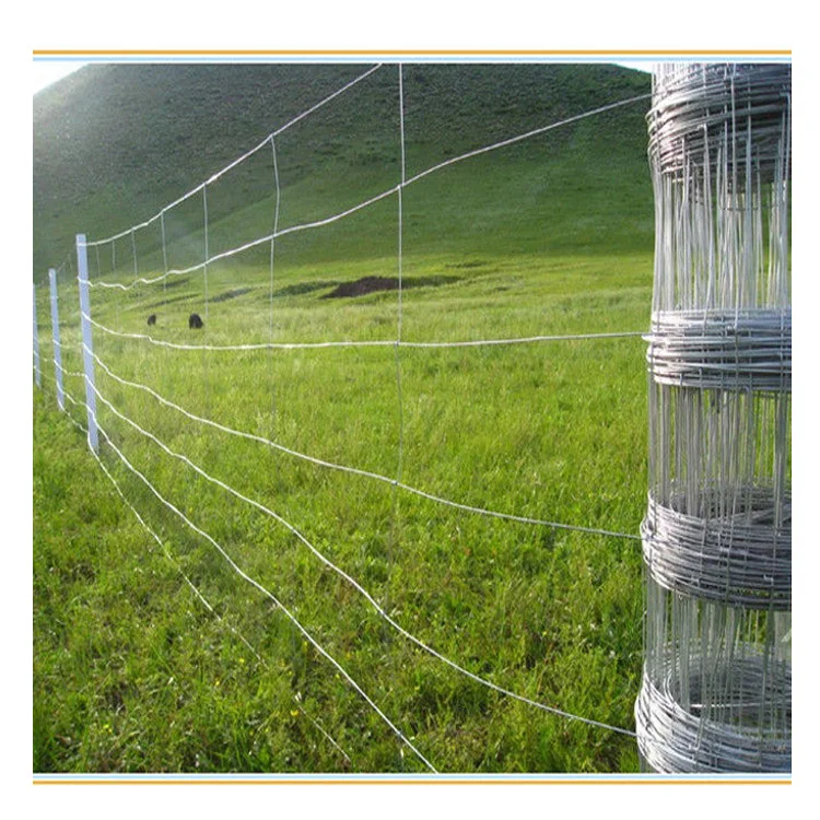 Factory supply hot dipped galvanized mesh wire for farm fence horse fence cattle field fence