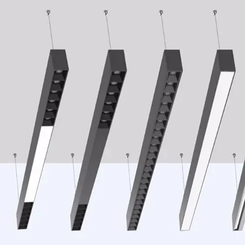 Профессиональный алюминиевый светильник DALI dimming 4000K 40w линейный светодиодный светильник на заказ