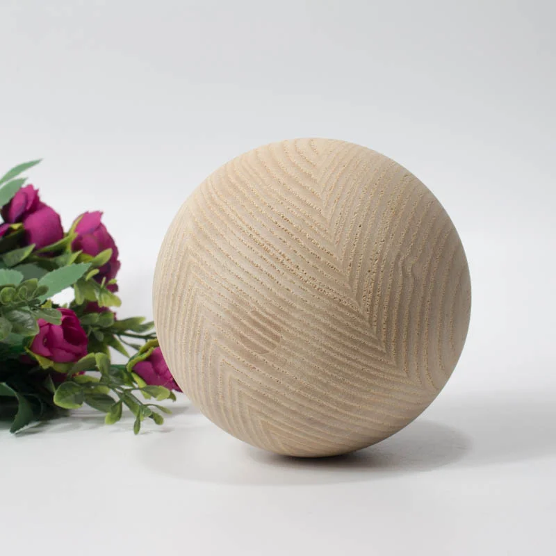 
Cute Wood Round Ball 3 inch Ideal for Numerous Craft Projects Smooth Solid Wood Ball 