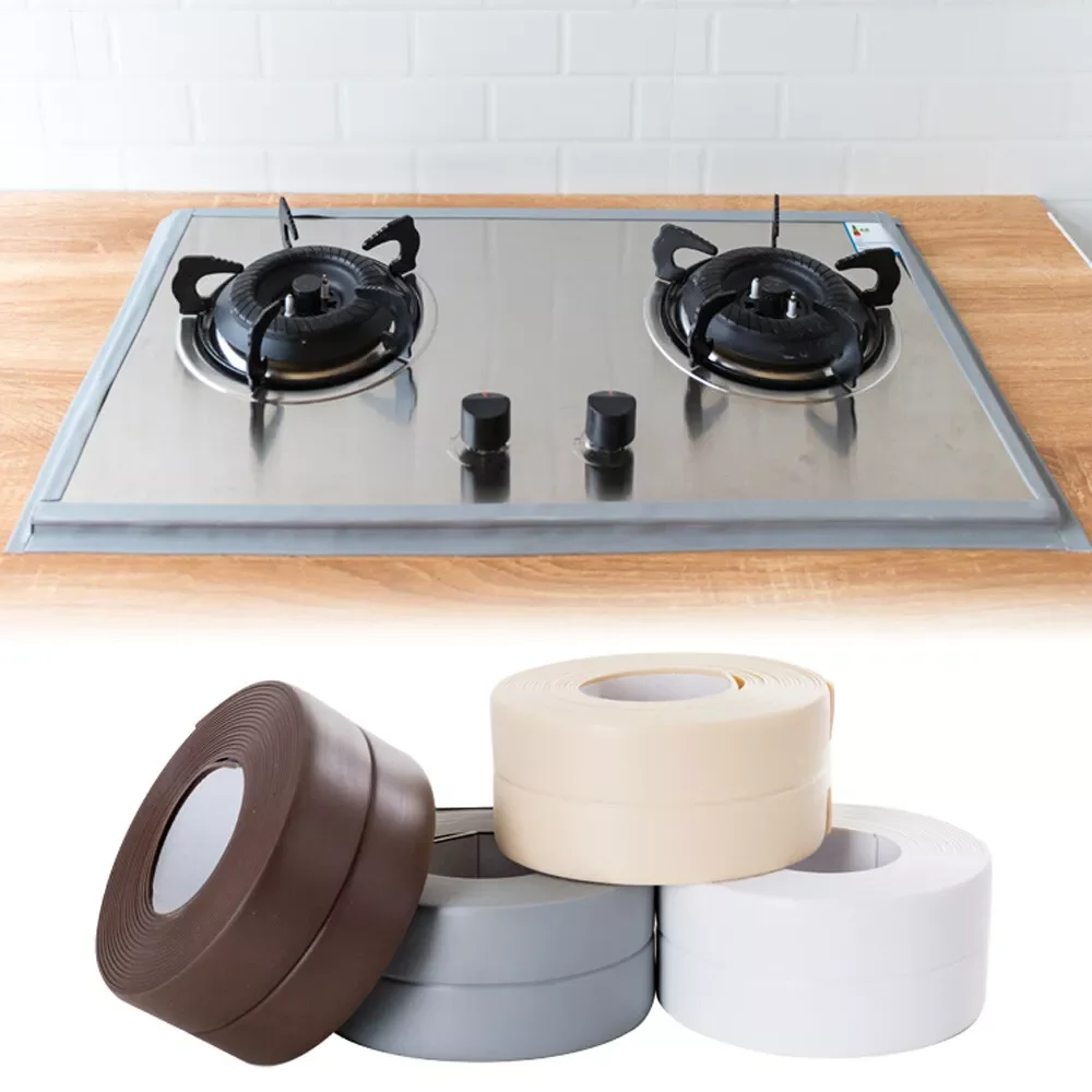 Self Adhesive Sealing Waterproof Anti-moisture PVC Tape Wall Corner Caulk Strip