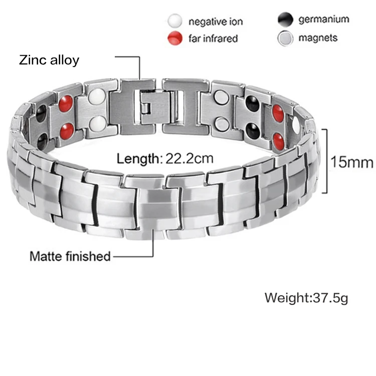 2024 New cheap Men women energy health therapy healing magnetic therapy bracelet arthritis jewelry