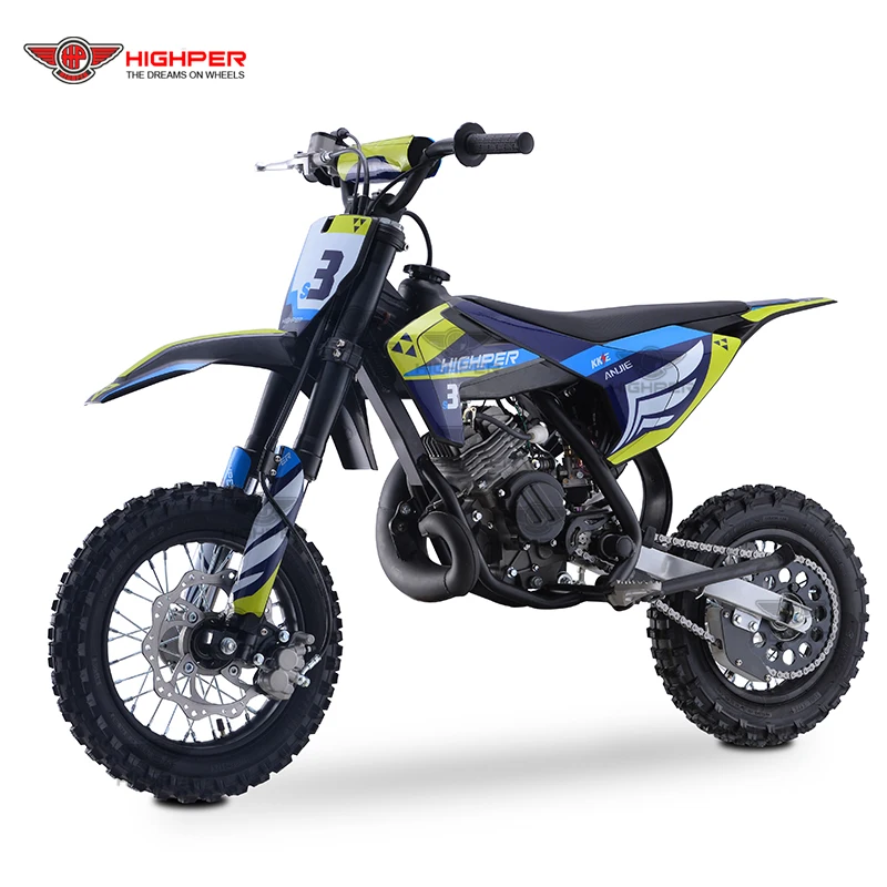 10.5Hp 50cc 2 stroke Motor cross Kick Start Mini Cross Bike Dirt Bike for Kids