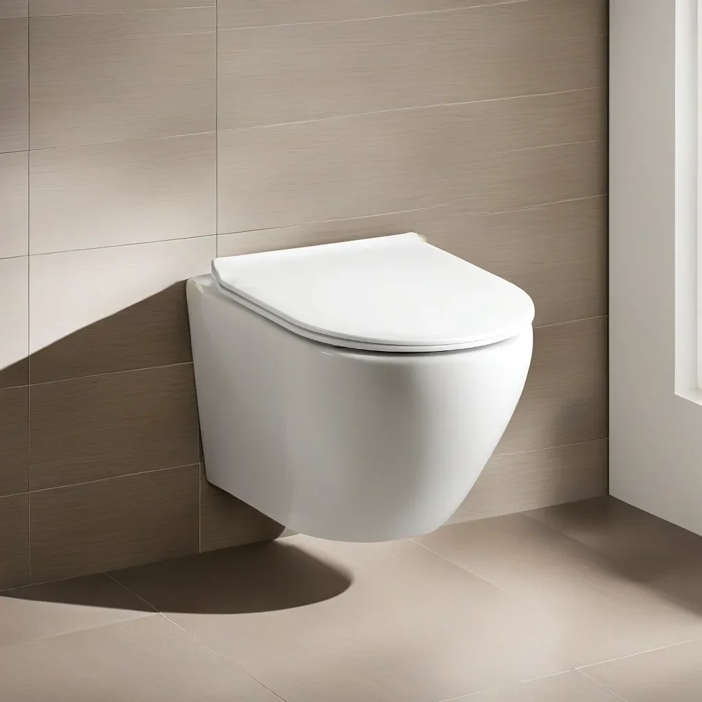 New design toilet bowl rimless wall hanging toilet porcelain toilet with cistern wall hang bidet
