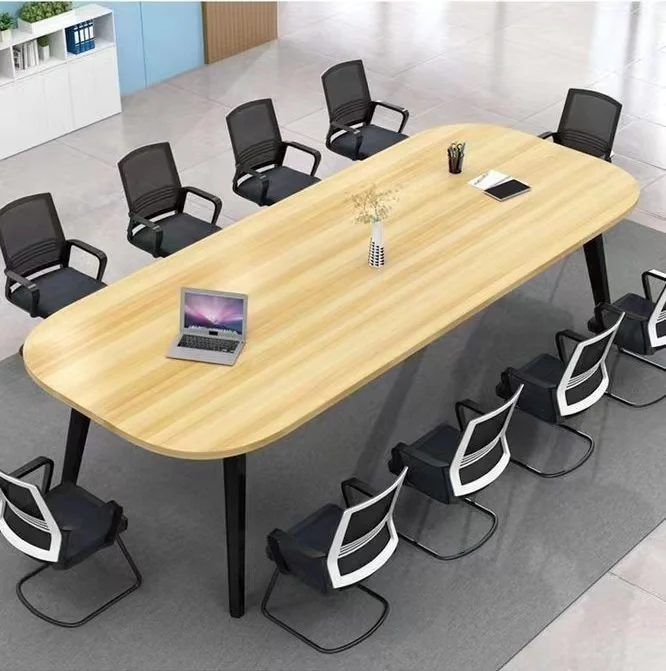 Simple modern conference tables and chairs combination small conference room table oval long table