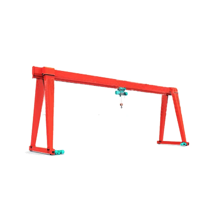 Single Girder Gantry Crane 5 Ton 10 Ton 15 Ton with Hook Wire Rope Electric Hoist from China Manufacturer for Sale in Dubai