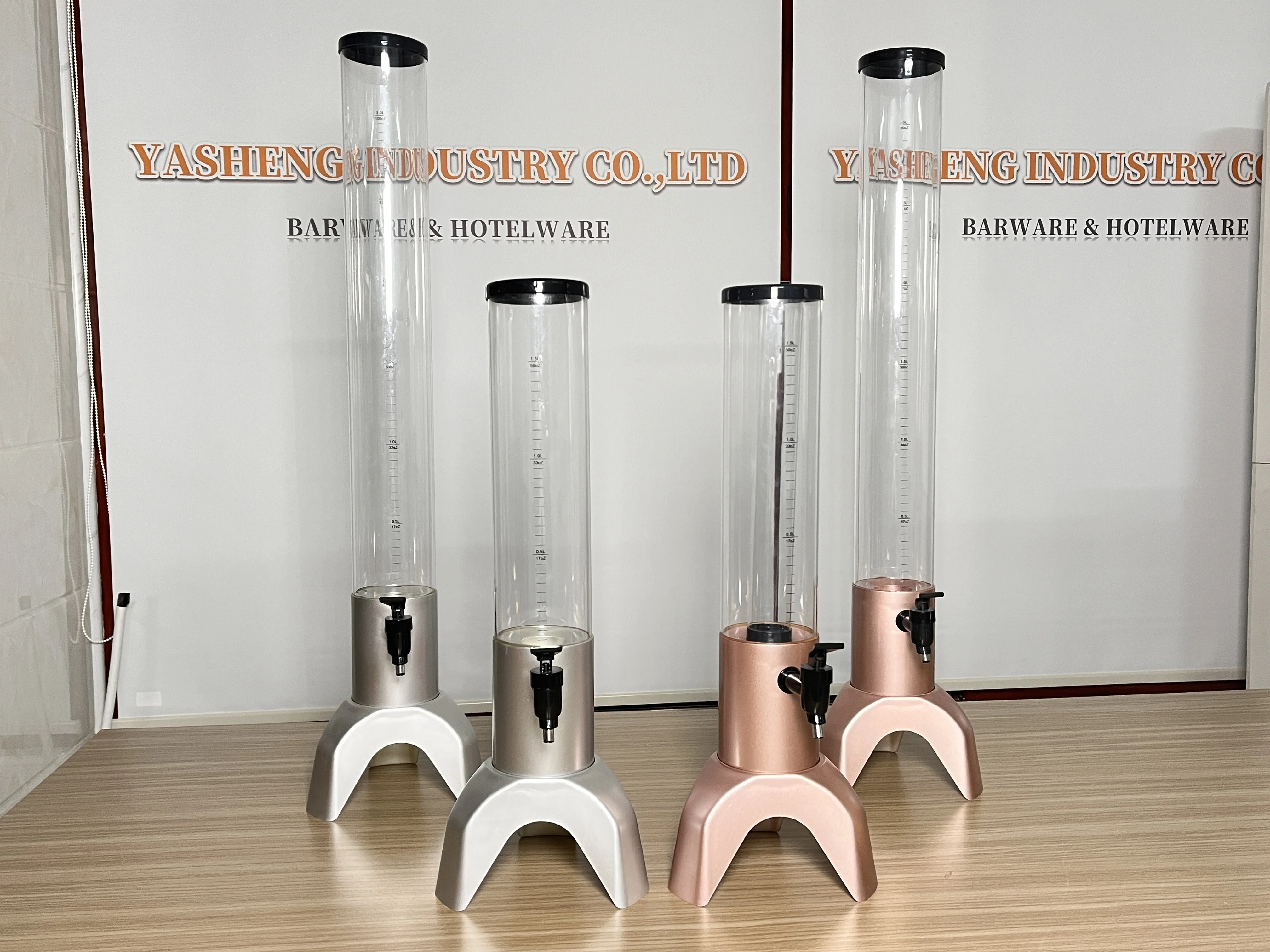 Wholesale 3L Large Capacity Beer Tower Dispenser with Customized LOGO for Restaurant Club Bar Party