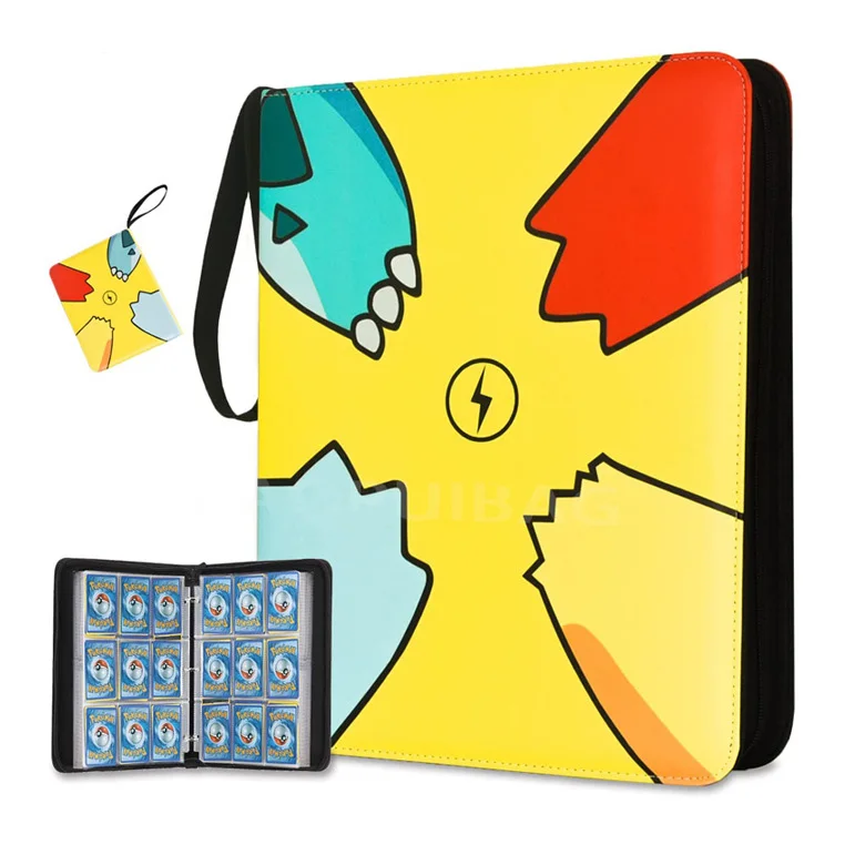Trading Card Binder Pokemoon/MTG  9 Pocket Card Holder  Trading Card Album Binder with 50 Sleeve Portable Collector