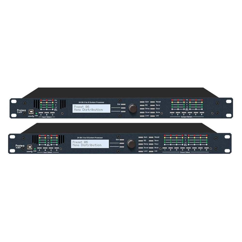 4.8SP Protea 4IN 8out звуковой процессор DSP цифровой сигнал Процессор система управления динамиками