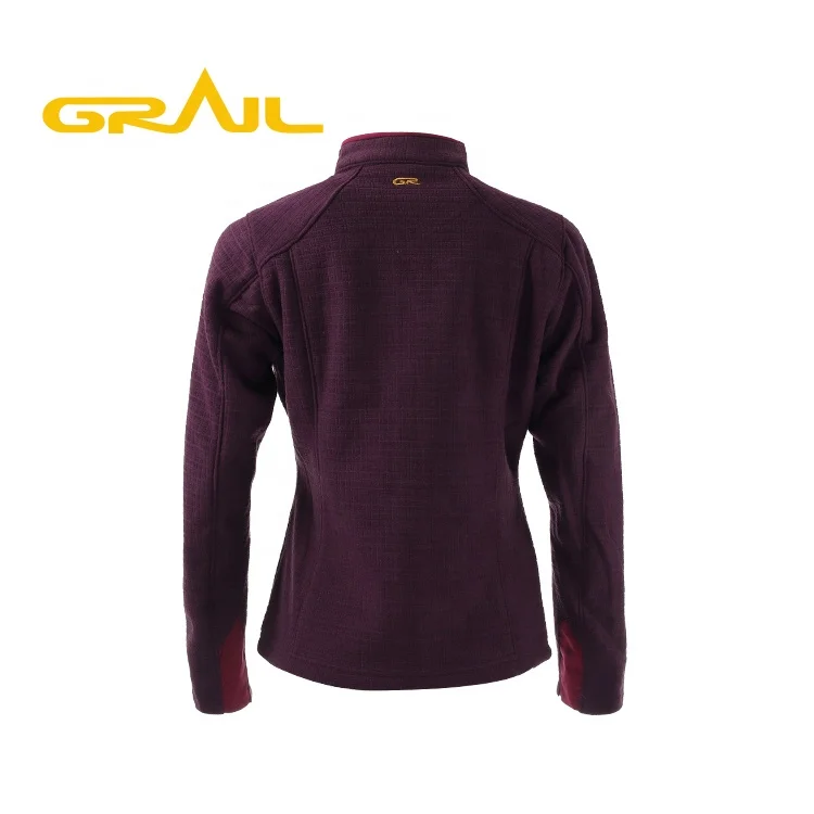 
Wholesale bulk winter sport softshell polyester women waffle jacket 