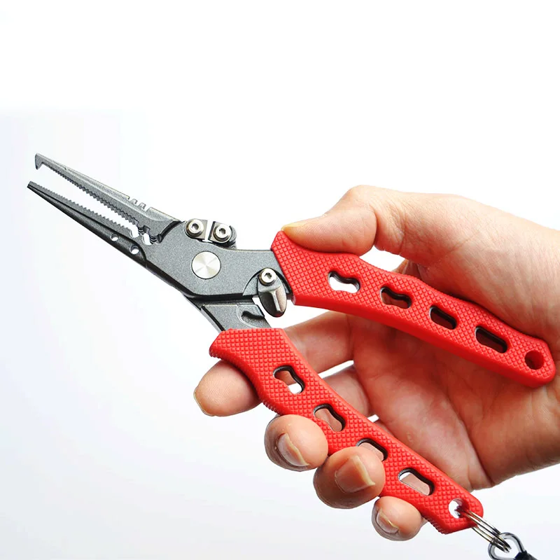 Fishing Accessories large size Fishing pliers with Braid Cutters Multi Tool Line Scissors Fish pliers