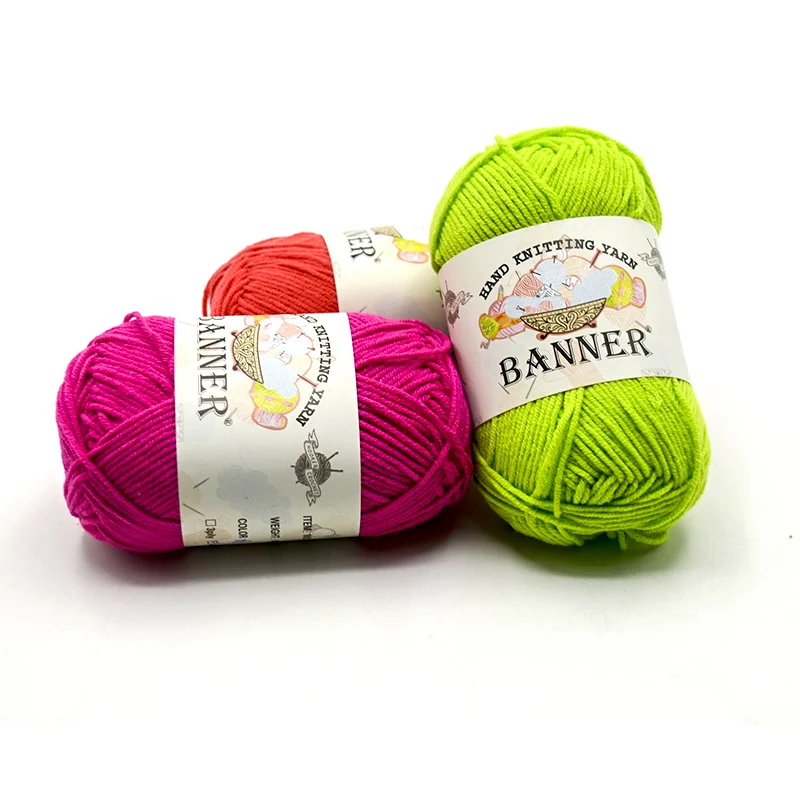  Blended Cotton Combed Milk Yarn For Hand