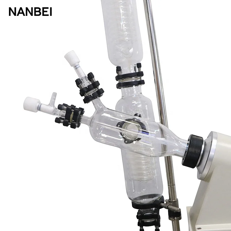 Multi-function small capacity 5L essential oil extraction rotary evaporator with circulating vacuum pump and chiller