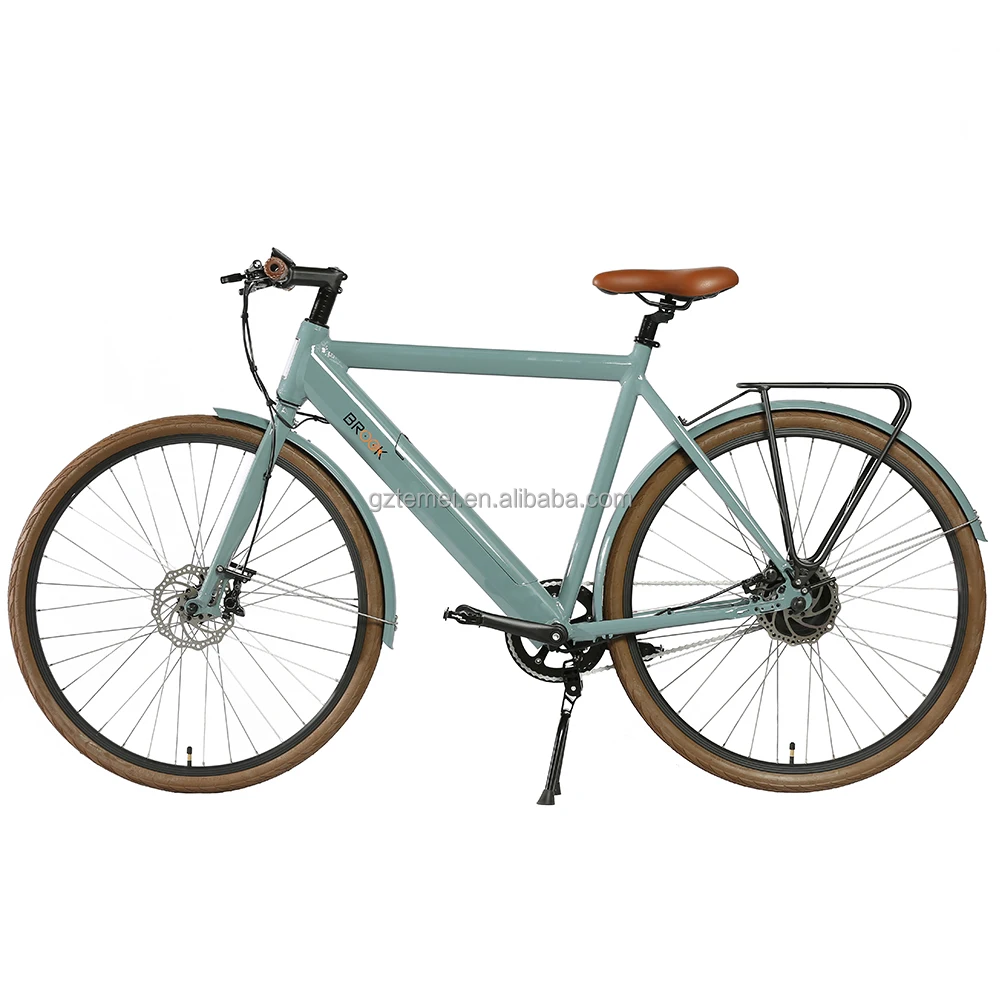 Dropshipping electric retro city bike single speed adult for men