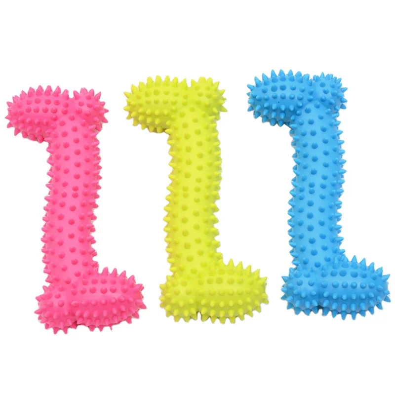 Small Puppy TPR Dog Toys Chewing malor teeth tug Safe Durable Molar Cleaning Puppy Chew Toys