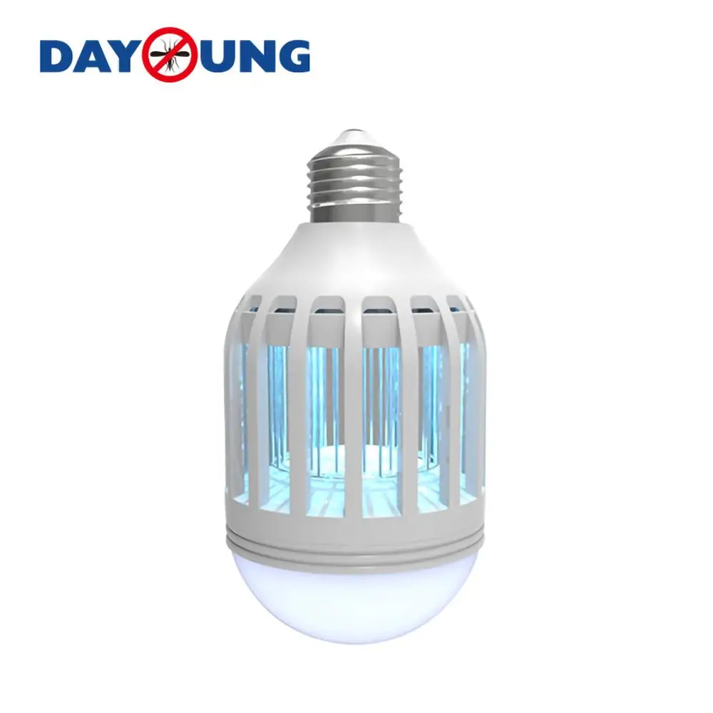 AC 120V,230V E26,E27 LED Eco-Friendly Power Saving 2 In 1 Bug Zapper Pest Control Mosquito Insect Killer Bulb mosquito zapper