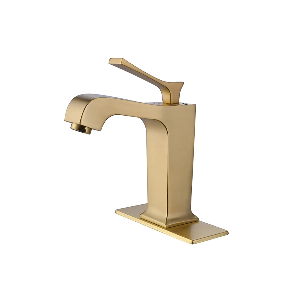 Golden Bathroom Faucet Set Basin Toilet Wash Faucet Cross-Border Foreign Trade Wholesale Household Faucets