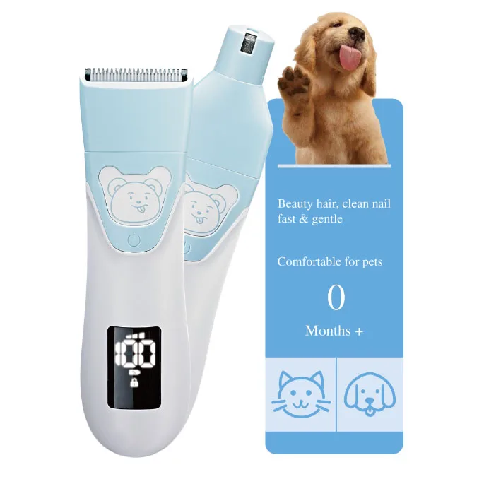 Electric Pet Nail File Claw Trimmers, Dog Nail Grinder, Quick USB Charging, Long Working Time
